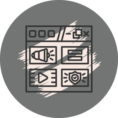 Ortam denetimi için grafiksel kullanıcı arayüzü ögeleri