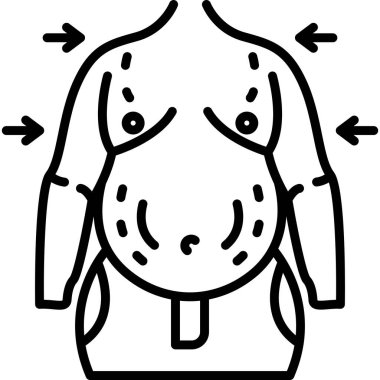 İşaretli alanlara sahip gövde çizgisi