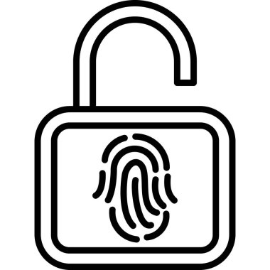 Kilidi parmak izi sembolüyle aç
