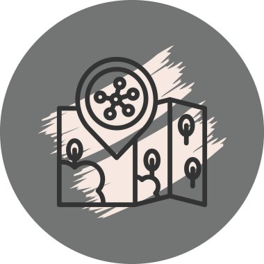 Ağ simgesi vektör illüstrasyon tasarımı