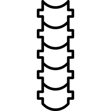 Omurgalı basit omurga çizgisi