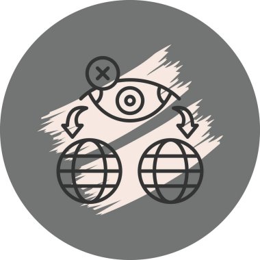 Ağ simgesi vektör illüstrasyon tasarımı