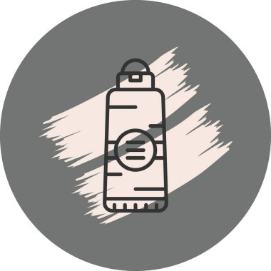 Soyut arkaplan tasarımlı basit tüp taşıyıcı