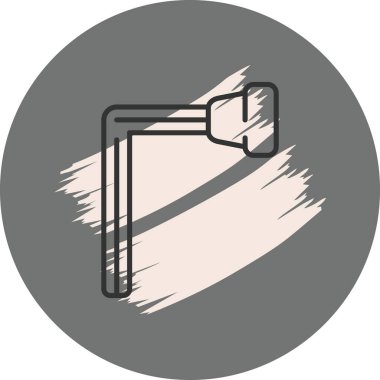 Arka planda baltanın basit grafiği