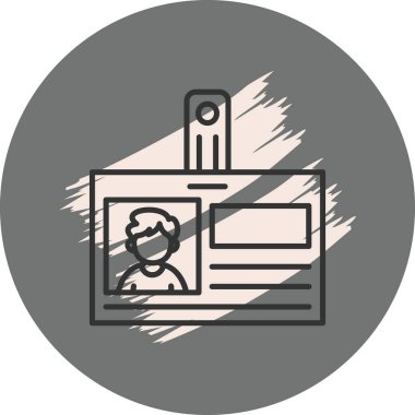 Kimlik kartı, fotoğraf ve isim ayrıntıları.