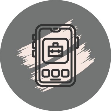 İş uygulaması arayüzü gösteren akıllı telefon