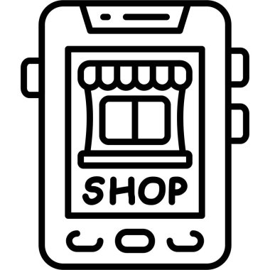 Çevrimiçi alışveriş uygulaması arayüzü gösteren akıllı telefon