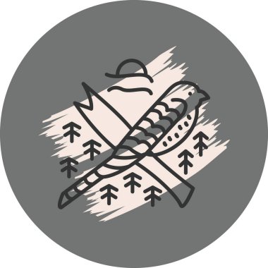 Barn Swallow ikon vektör illüstrasyon tasarımı