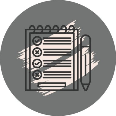 Kalem ve kontrol işaretli kontrol listesi