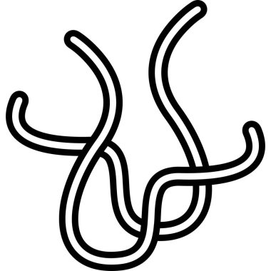 Dalgalı şekiller oluşturan soyut çizgiler