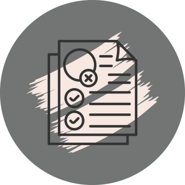 Kağıt üzerinde işaretleri ve daireleri olan belgeler