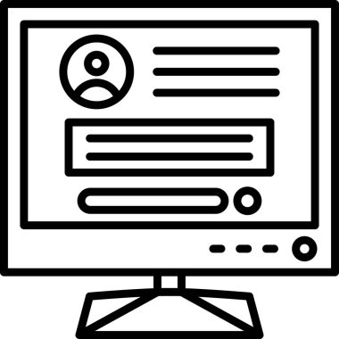 Lcd Simgesinde Profil, sosyal medya grafiği