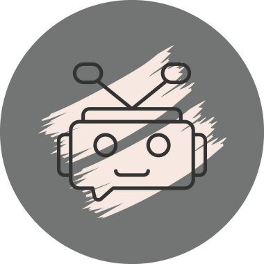 Sohbet robotu yardımcı simgesi, çevrimiçi destek