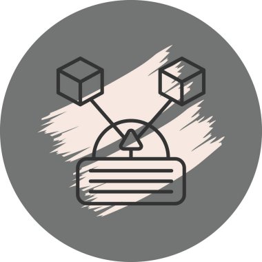 Veri güvenliği kavramını gösteren soyut grafik