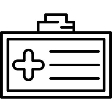 Tıbbi pil simgesi ve artı işareti