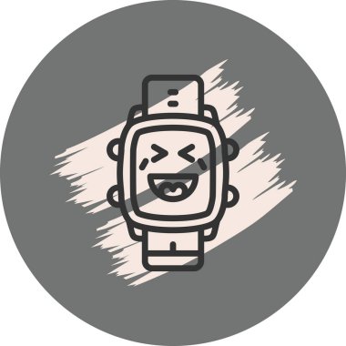 izle simge vektör çizimi tasarımı