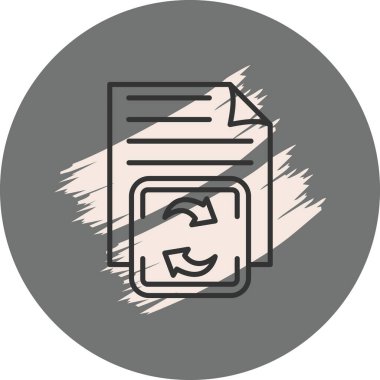 File Sync Icon, social media graphic