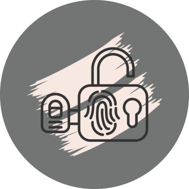 Parmak izi ve anahtar deliğiyle kilidi aç