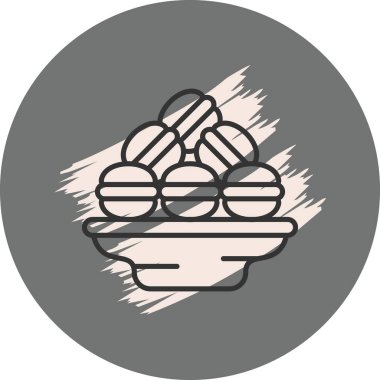 Renkli makaronlarla dolu bir kase.