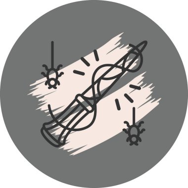 Böceklerle çevrili kalem tasviri