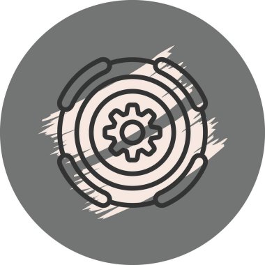 Simge vektör illüstrasyon tasarımı ayarlanıyor