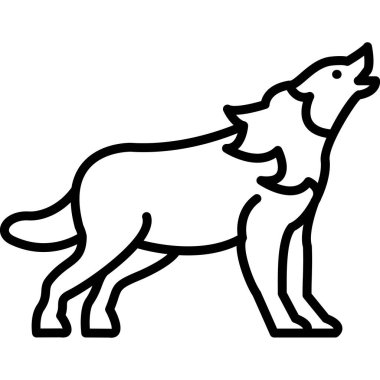 Kurt simgesi vektör illüstrasyon tasarımı