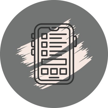 Kontrol listesi ve notları gösteren akıllı telefon