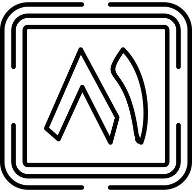 Seksen bir web simgesi vektör illüstrasyonu