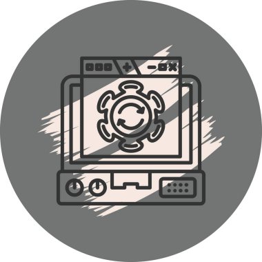 Basit güncelleme simgesi, vektör çizimi