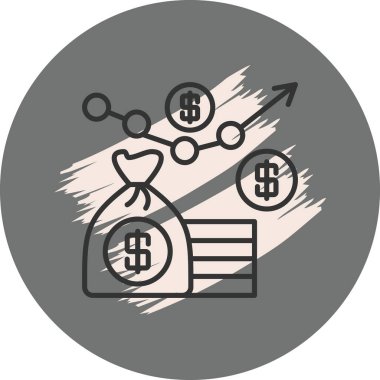 Pazarlama simgesi vektör illüstrasyon tasarımı