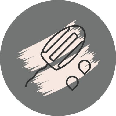 Damlaları olan basit bilgisayar fare simgesi