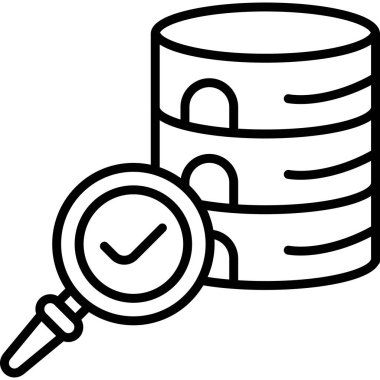  veri simgesi vektör illüstrasyon tasarımı