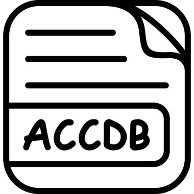 Acdb dosya biçimini içeren belge simgesi