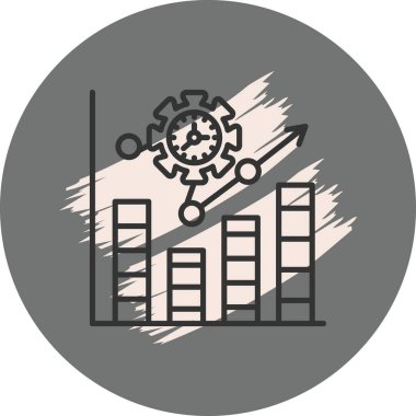 Pazarlama simgesi vektör illüstrasyon tasarımı