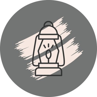 Basit çizgili klasik fener tasarımı