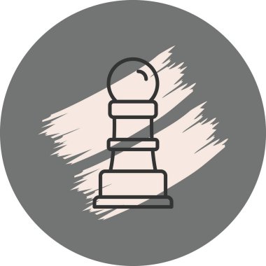 Strateji simgesi vektör illüstrasyon tasarımı