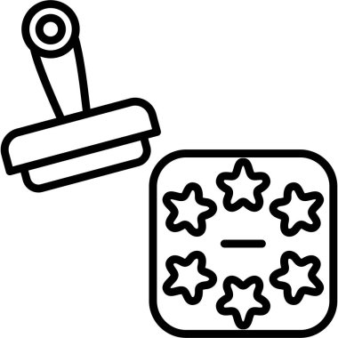 Simge vektör illüstrasyon tasarımını gözden geçir