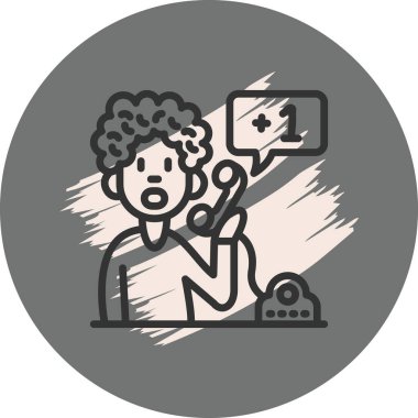 Telefondaki kişi şaşırmış bir ifadeyle konuşuyor