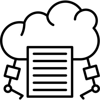  veri simgesi vektör illüstrasyon tasarımı