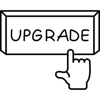 Web simgesi vektör illüstrasyonunu yükselt