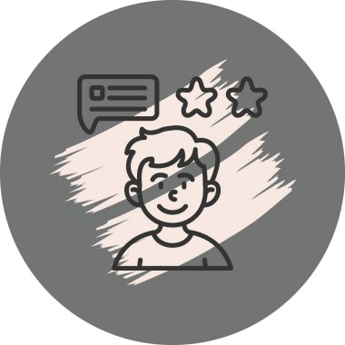 Geri besleme simgesi, sosyal medya grafiği