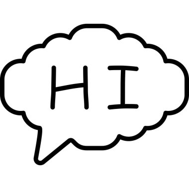 Merhaba içeren konuşma balonu