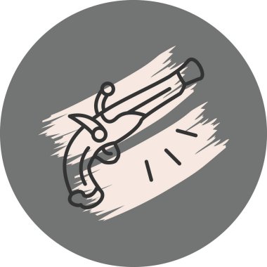 korsan simgesi vektör illüstrasyon tasarımı