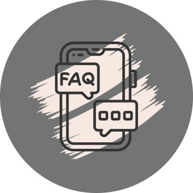 akıllı telefon simgesi, vektör illüstrasyonu basit tasarım