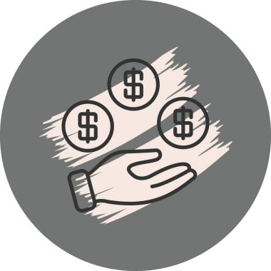 El ele tutuşan üç dolarlık bozuk para grafiği