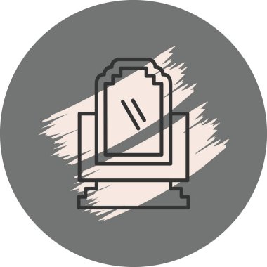 Zarif çerçeveli basit ayna tasarımı