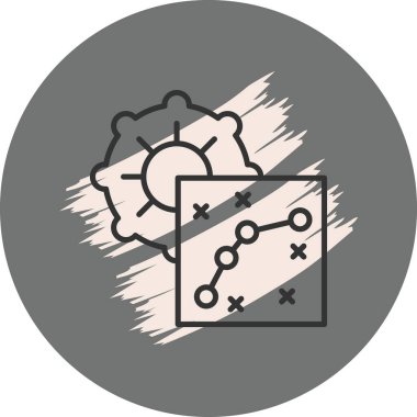 Simge vektör illüstrasyon tasarımı ayarlanıyor