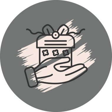 El ele tutuşup hediye kutusuna kurdele takın.