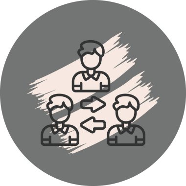 Tartışmada fikir alışverişinde bulunan üç kişi.