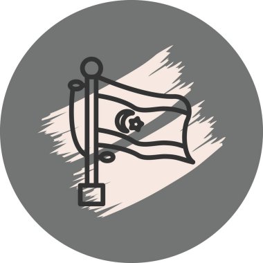 Kuzey Kıbrıs Cüzdanı Dinamik Modern Yaratıcı Vektör Varlığı